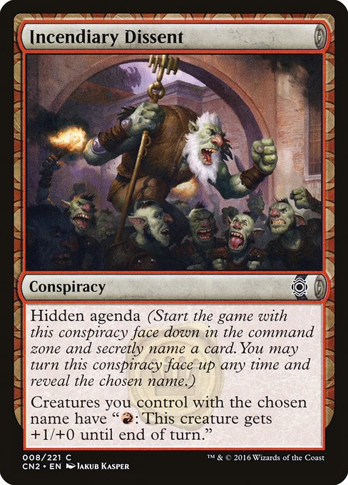 CN2: Incendiary Dissent
