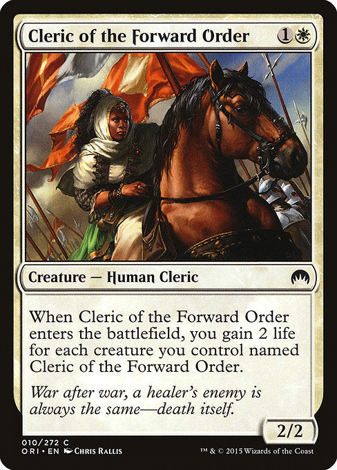 ORI: Cleric of the Forward Order