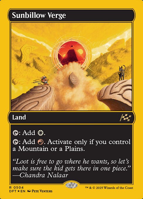 DFT: Sunbillow Verge (First-Place Foil)