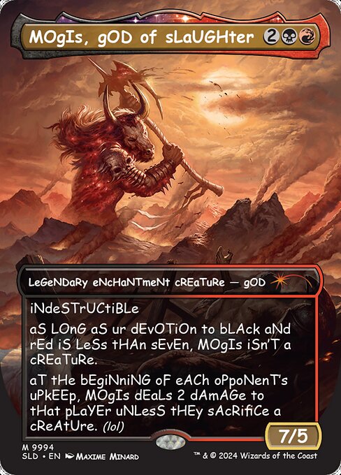 SLD: MOgIs, gOD of sLaUGHter (9994) (Foil)