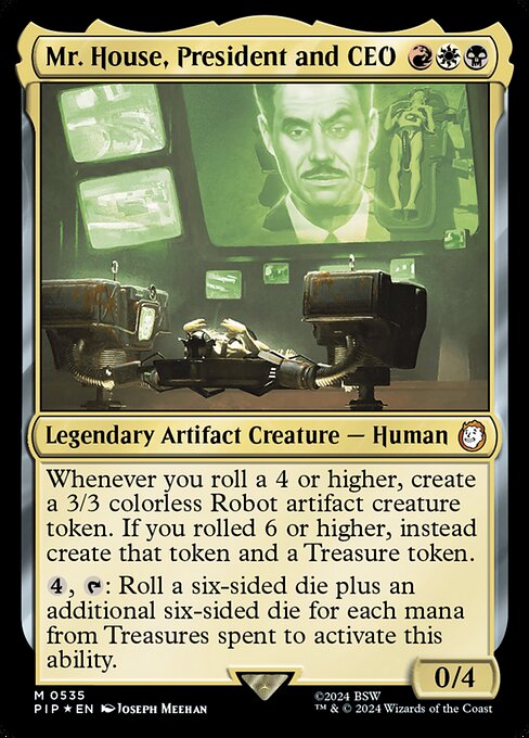 PIP: Mr. House, President and CEO (Surge Foil)