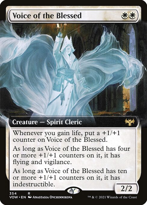 VOW: Voice of the Blessed (Extended Art) (Foil)