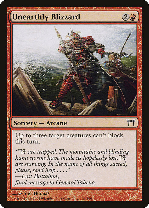 CHK: Unearthly Blizzard (Foil)