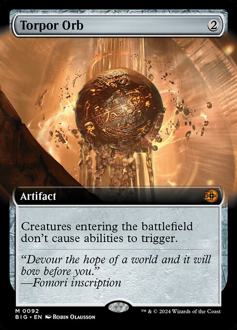 BIG: Torpor Orb (Extended Art) (Foil)