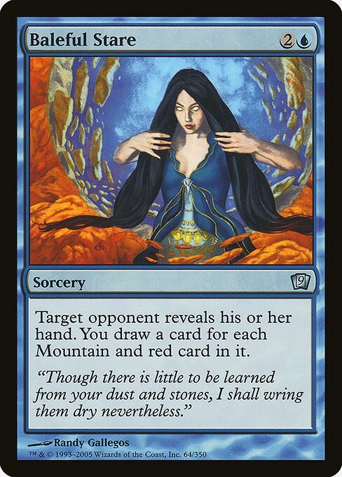 9ED: Baleful Stare (Foil)