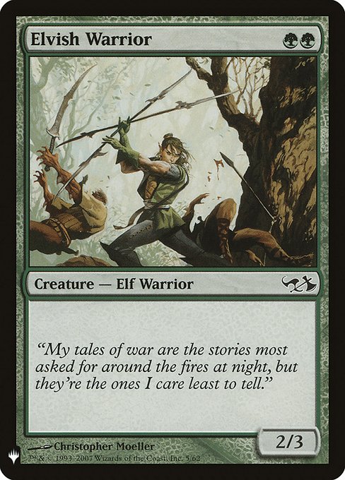PLST: Elvish Warrior