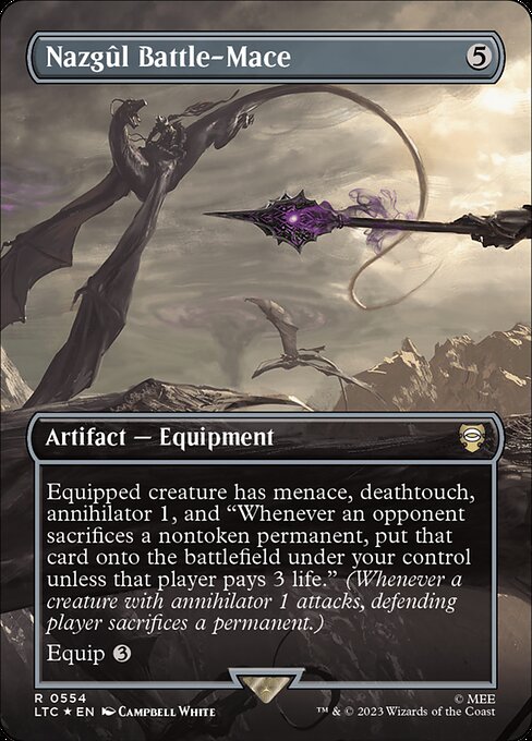 LTC: Nazgul Battle-Mace (Borderless) (Surge Foil)