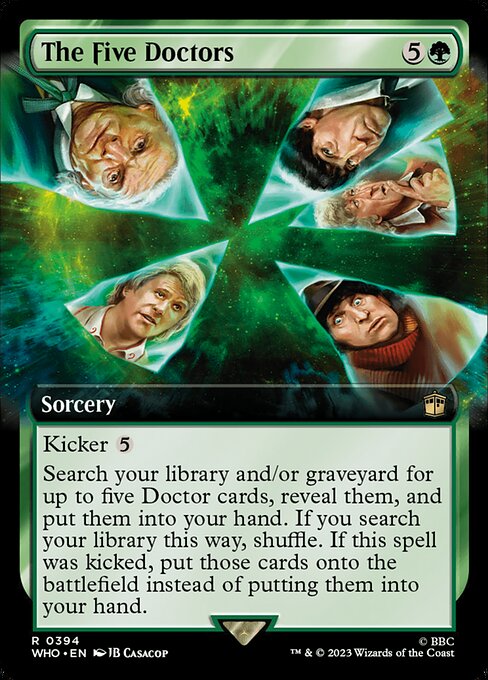 WHO: The Five Doctors (Extended Art) (Foil)