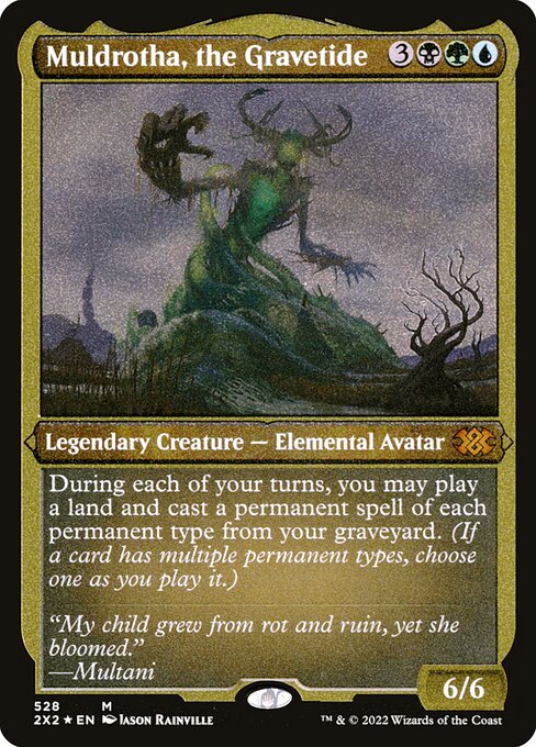 2X2: Muldrotha, the Gravetide (Foil Etched)