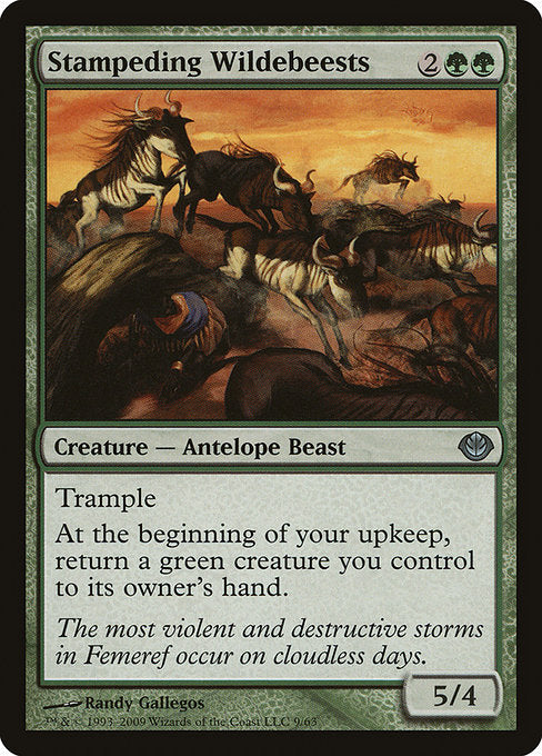 DDD: Stampeding Wildebeests