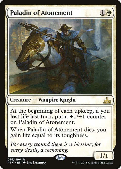 RIX: Paladin of Atonement