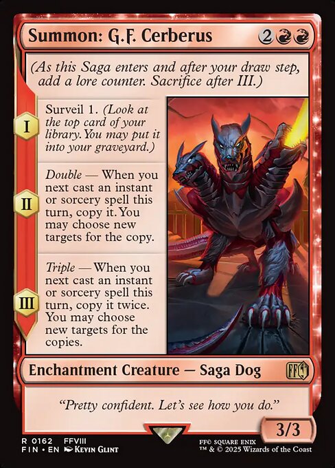FIN: Summon: G.F. Cerberus