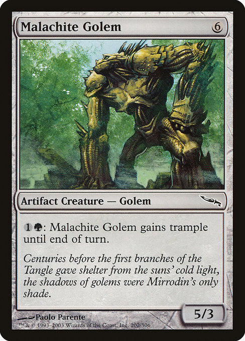 MRD: Malachite Golem