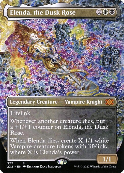 2X2: Elenda, the Dusk Rose (Borderless)