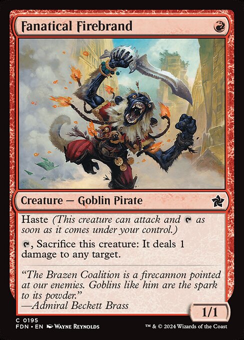 FDN: Fanatical Firebrand (Foil)