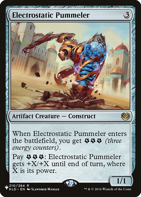 PLST: Electrostatic Pummeler