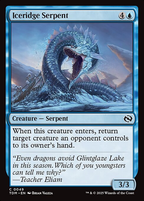 TDM: Iceridge Serpent (Foil)