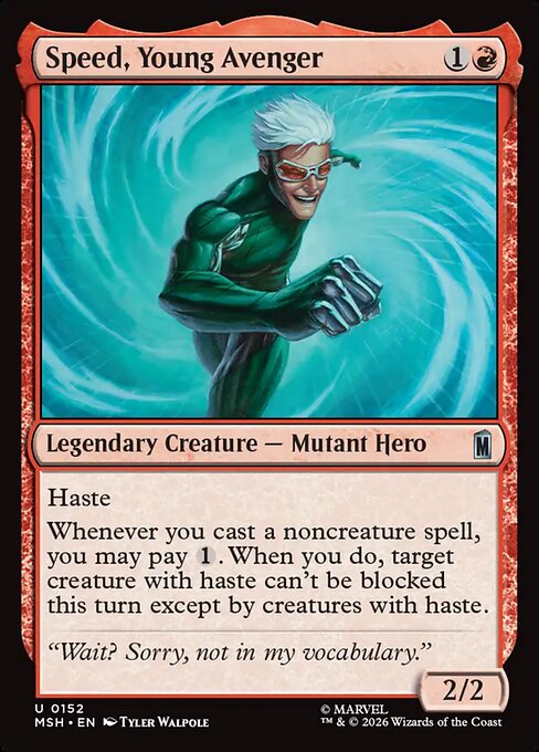 MSH: Speed, Young Avenger (Foil)