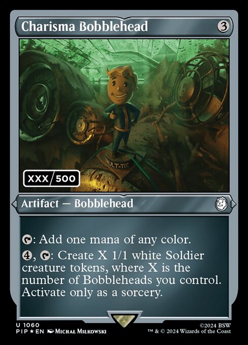 PIP: Charisma Bobblehead (Serial Numbered) (Foil)
