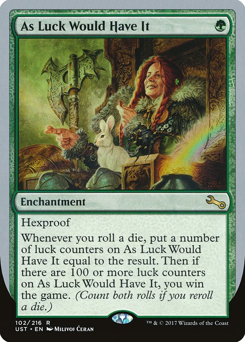 UST: As Luck Would Have It