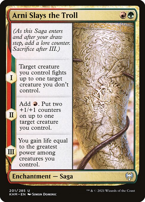 KHM: Arni Slays the Troll (Foil)