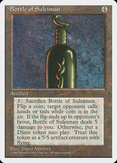 4ED: Bottle of Suleiman