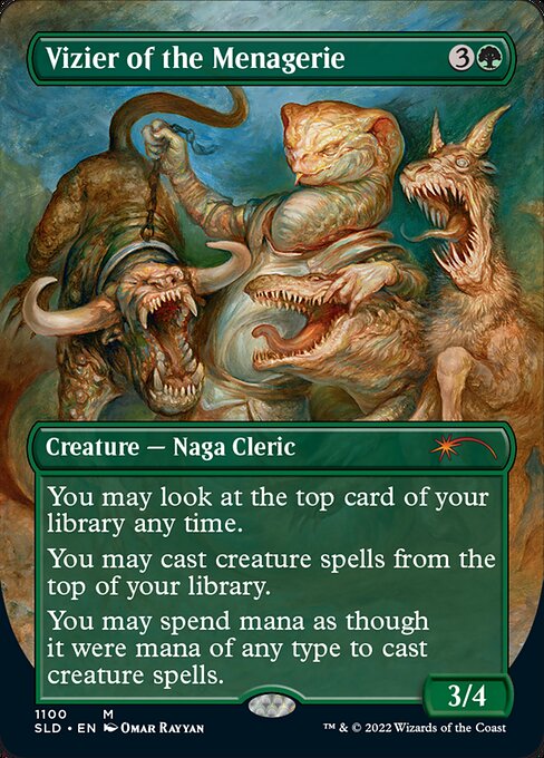 SLD: Vizier of the Menagerie (Borderless) (Foil)