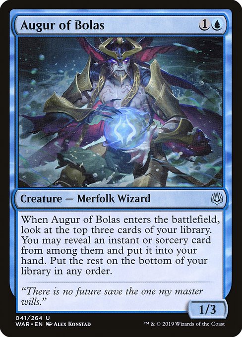 WAR: Augur of Bolas (Foil)