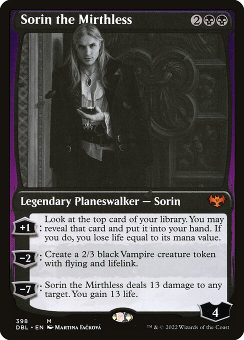 DBL: Sorin the Mirthless