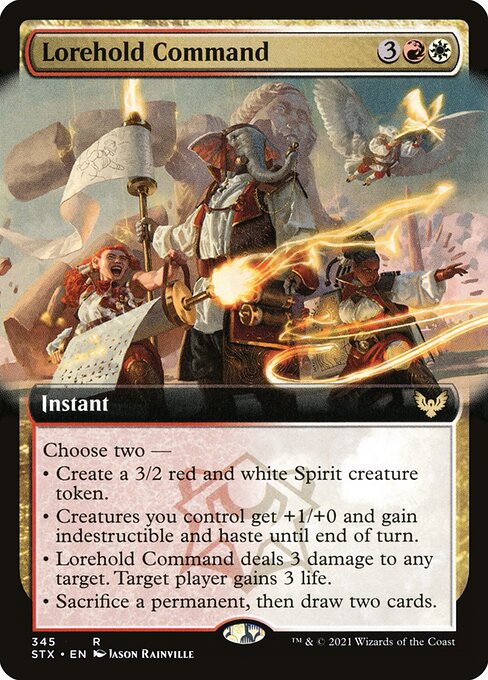 STX: Lorehold Command (Extended Art) (Foil)