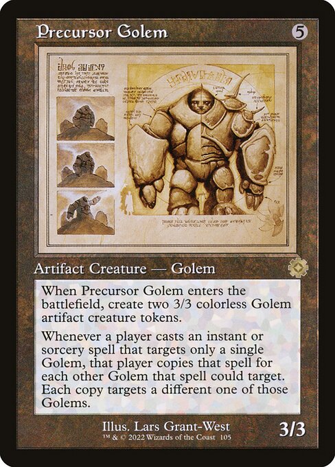 BRR: Precursor Golem (Schematic) (Foil)