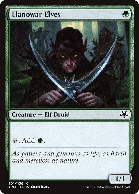 GN3: Llanowar Elves