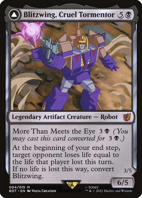 BOT: Blitzwing, Cruel Tormentor