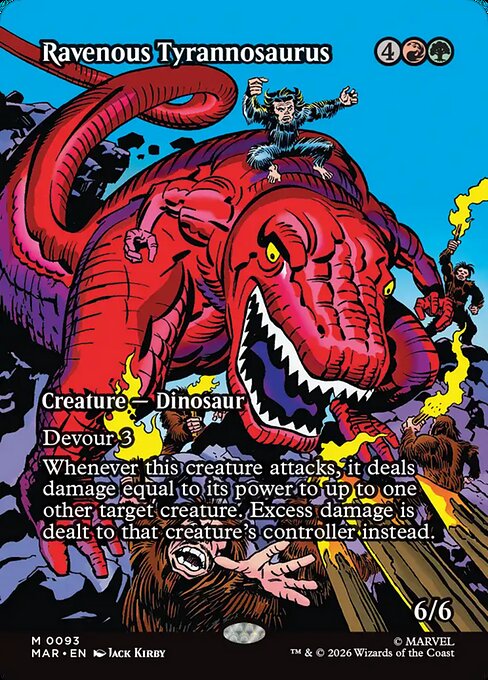 MAR: Ravenous Tyrannosaurus (Borderless)