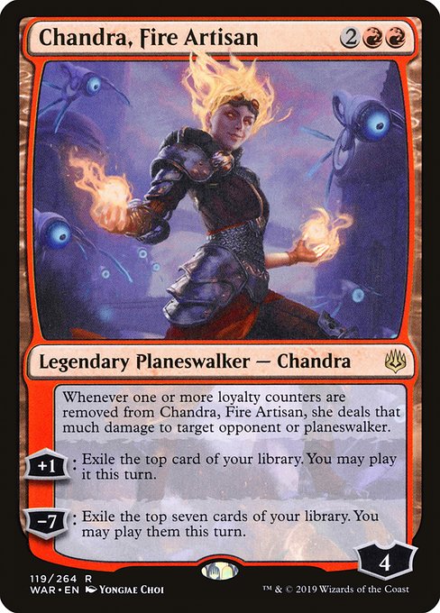 WAR: Chandra, Fire Artisan (Foil)
