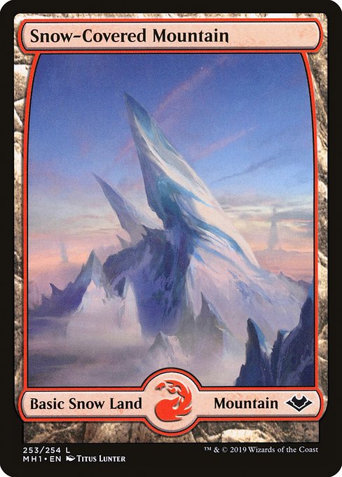 MH1: Snow-Covered Mountain (Foil)