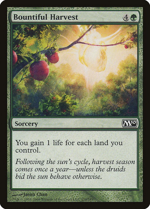 M10: Bountiful Harvest