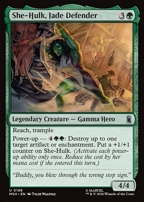 MSH: She-Hulk, Jade Defender
