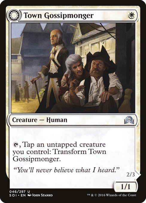 SOI: Town Gossipmonger (Foil)