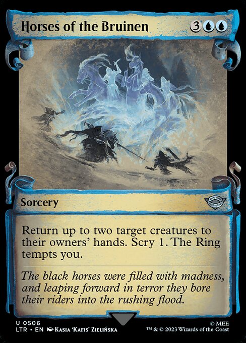 LTR: Horses of the Bruinen (Showcase Scrolls) (Foil)