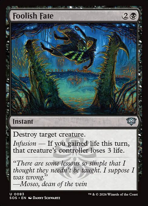 SOS: Foolish Fate