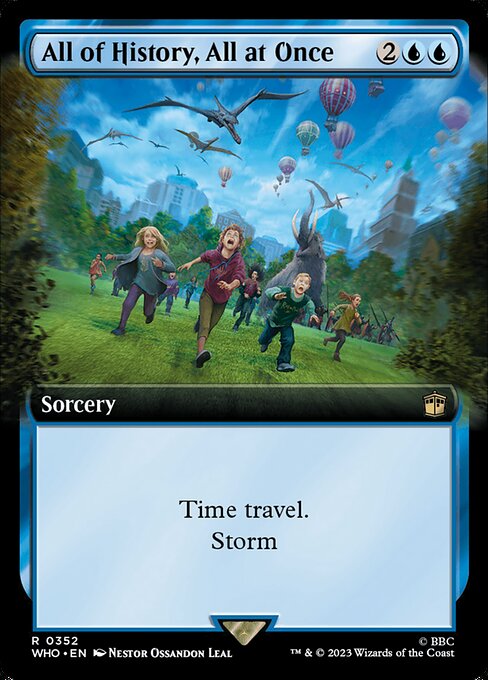 WHO: All of History, All at Once (Extended Art)