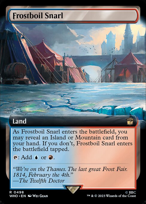 WHO: Frostboil Snarl (Extended Art) (Foil)