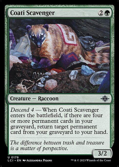 LCI: Coati Scavenger