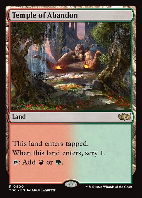 TDC: Temple of Abandon