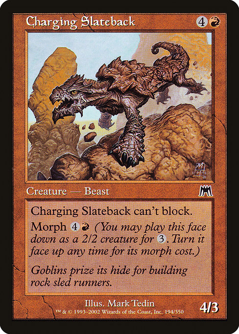 ONS: Charging Slateback (Foil)