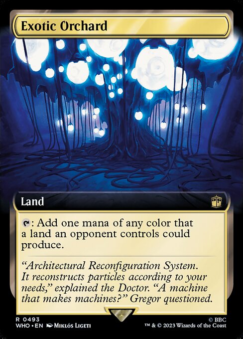 WHO: Exotic Orchard (Extended Art)