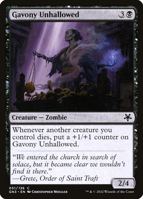 GN3: Gavony Unhallowed