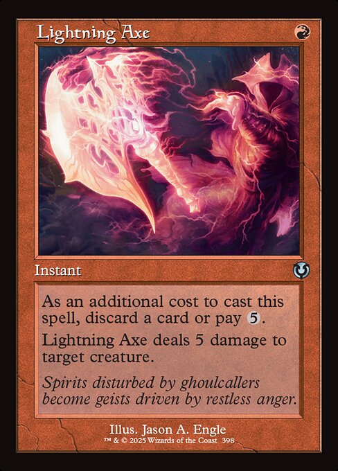 INR: Lightning Axe (Retro Frame)