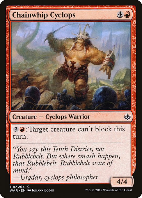 WAR: Chainwhip Cyclops